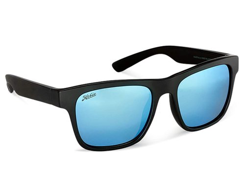 Hobie Coastal Float Polarized Sunglasses for Men and Women - Floating Frame, UV Protection, 54 mm, Outdoor Sunglasses Womens & Mens, Sport Lightweight & Durable - Satin Black Frame, Cobalt Mirror Lens