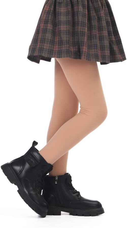 EVERSWE Girls' Thick Winter Fleece-Lined Dance Tights | Warm & Cozy Comfort