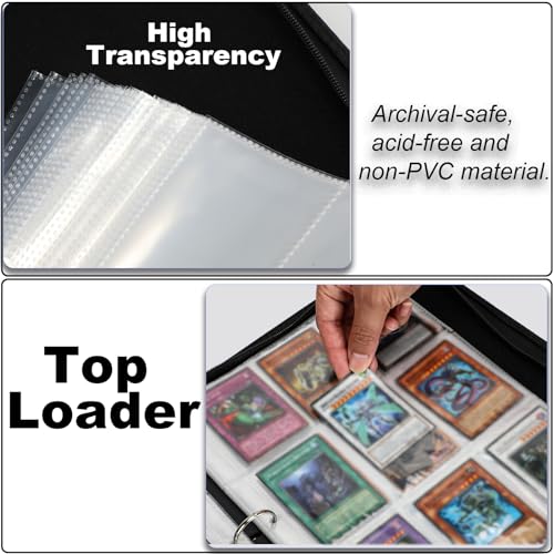 Trading Card Binder with 990 Sleeves - Compatible with Lorcana, MTG & TCG - Bella Lore-990