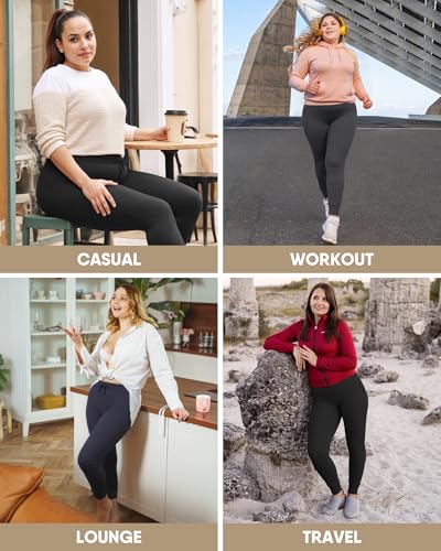 Plus Size Sweatpants for Women - Dark Grey Joggers with Pockets 4X-Large