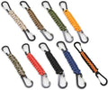 Skiennix 9 PCS Paracord Keychain Clips - Durable D Ring Lanyard Hooks for Keys & Water Bottles | Ideal for Camping & Hiking