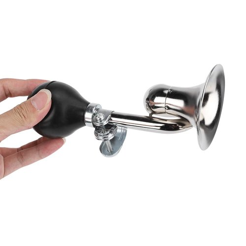 Bike Horn, Super Loud Classic Bugle Horn Alloy Retro Clown Horn for All Bicycle Handle Bar
