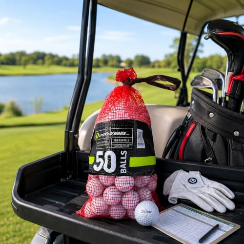Titleist Pro V1x 2014 Golf Balls - Mint Quality, 50 Pack for Long Distance & Control