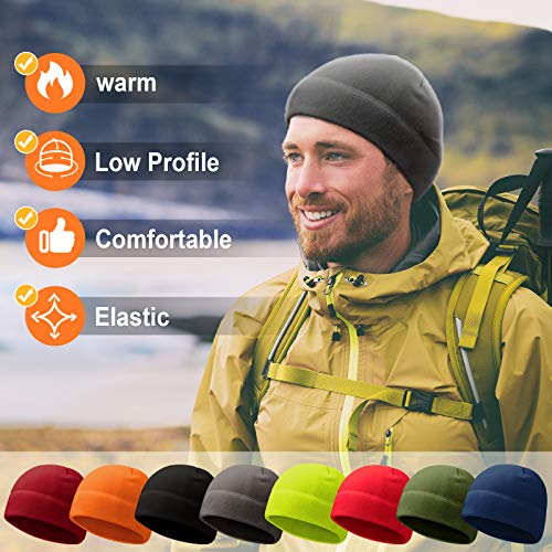 Winter Fleece Beanie Hat for Men - Classic Skull Cap, Tactical Style