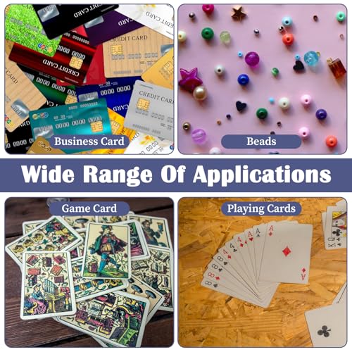 36pcs Plastic Playing Card Boxes - Transparent Clip-On Trading Card Storage