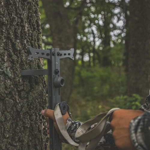 Grey Hawk Helium 20-Inch Lightweight Aluminum Tree Stand Climbing Sticks - Non-Slip & Portable