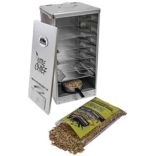 Little Chief Front Load Electric Food Smoker - 25 lb Capacity, Low Temp for Fish, Jerky, Cheese & Sausage