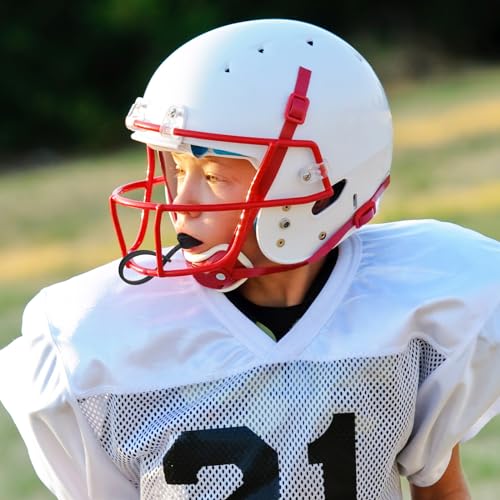 Colorful Football Mouth Guard with Strap - Youth & Adult Sports Safety Set of 10