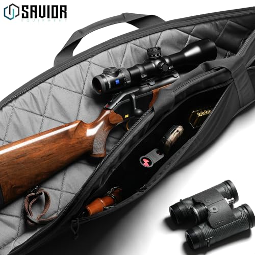 Savior Equipment Scout Deluxe Black 40-Inch Hunting Rifle & Shotgun Case