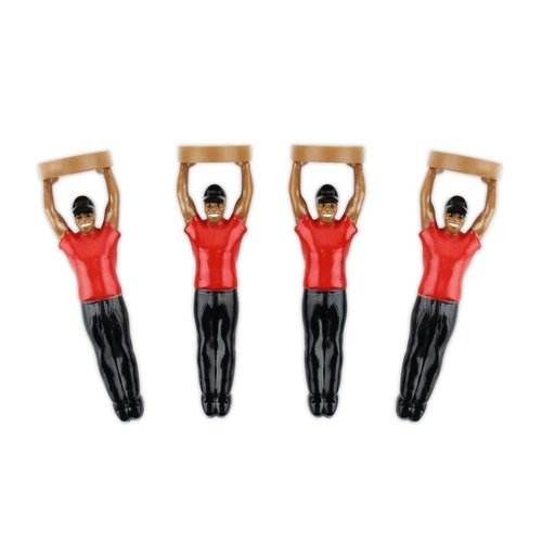 Gift Republic Unisex Tiger Golf Tees 4-Pack, Multi, One Size