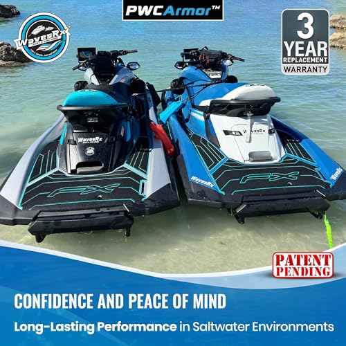 Black PWC Armor Jet Ski Fenders 2 Pack - EVA Dock Bumpers for Sea-Doo Yamaha Kawasaki