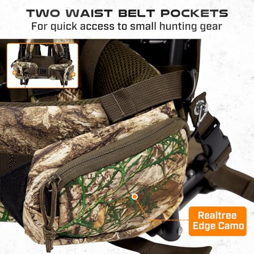 TR Aluminum External Frame Backpack Camouflage Hunting & Hiking Pack