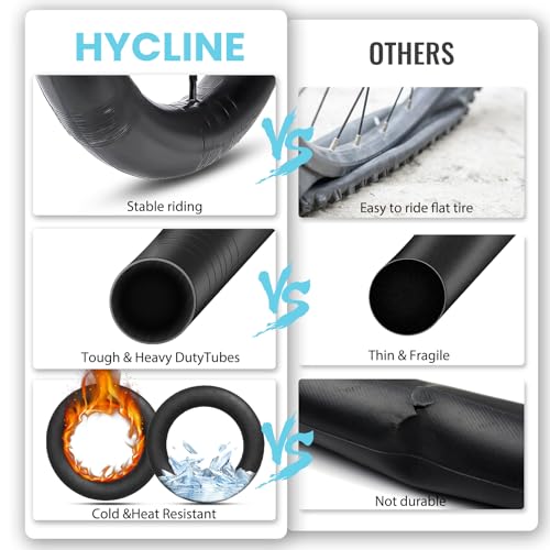 26x4.0 Inch Fat Bike Inner Tube - Schrader Valve, Puncture-Resistant Butyl Rubber, 2-Pack with Tire Levers