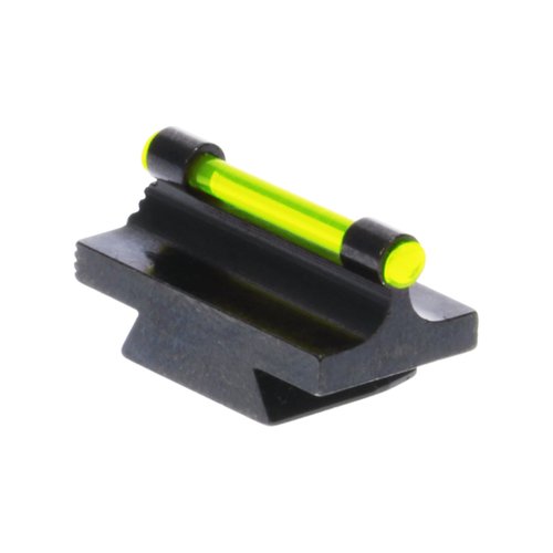 TRUGLO 3/8-Inch Dovetail Front Steel Gun Sight Replacement Fiber Optic Ramp Sight - .450", Green