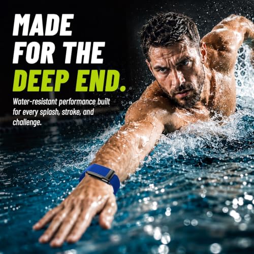 DADO Energetic Multi-Pack Wrist Straps for Whoop 5.0, Peak & More - Hydroknit, Silicone & Nylon, Quick Link & Clasp - Sport Replacement Bands