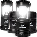 Multicolor Camping Lantern Set - Rechargeable Battery Powered LED Tent Lights for Emergency and Outdoor Use