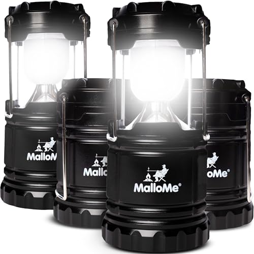 Multicolor Camping Lantern Set - Rechargeable Battery Powered LED Tent Lights for Emergency and Outdoor Use