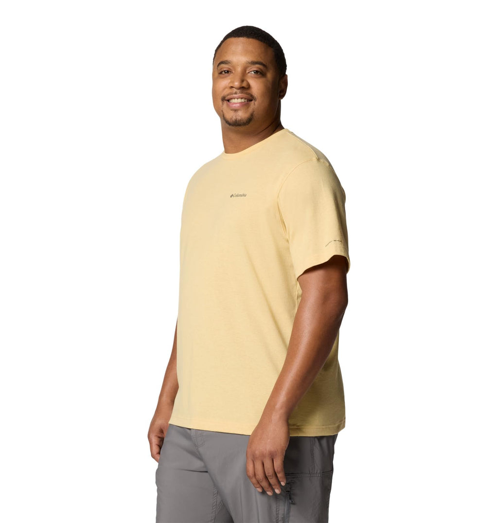 Columbia Mens Thistletown Hills Short Sleeve T-Shirt, Sand Dune Heather, 3X