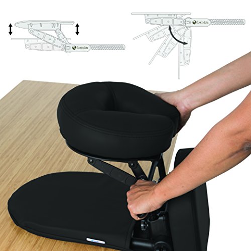 EarthLite Travelmate Massage Kit Black - Portable Face Down Tabletop Massage System