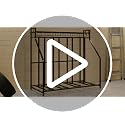 4 Bike Floor Stand Rack for Garage Indoor & Outdoor Bicycle Storage