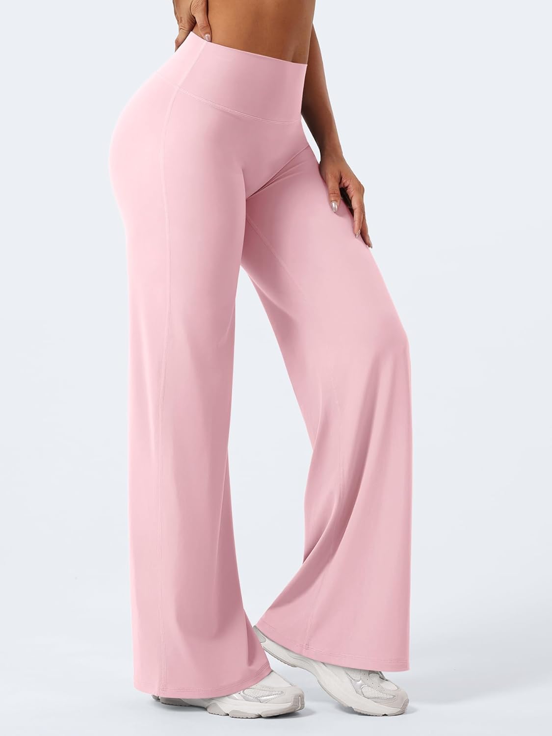YEOREO High Waist Workout Leggings - No Front Seam, Buttery Soft Gym & Yoga Pants | 29"/31.5"/33"/35" Sizes