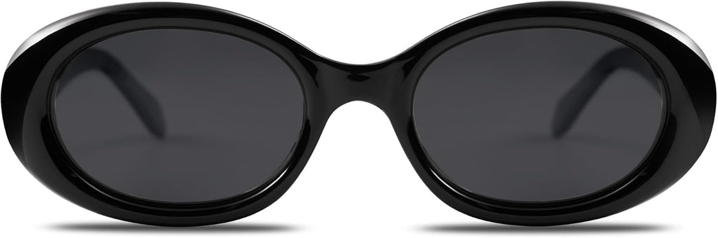 SOJOS Polarized Retro Oval Sunglasses - 90s Vintage Style with UV400 Protection | Unisex Tiny Frames
