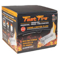 Fast Fire Odorless Fire Starter Cubes 100 Count - Waterproof, Individually Wrapped