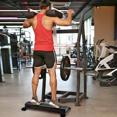 Kipika Heavy Duty Steel Calf Raise Bar 4.7-Inch Wide Tube - Versatile Workout Stand