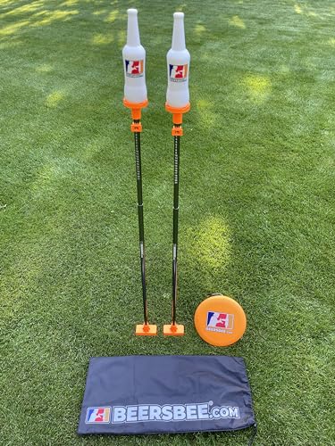 Lawn Game Beersbee Polish Horseshoes Flying Disc Target Set for Backyard Beach Camping