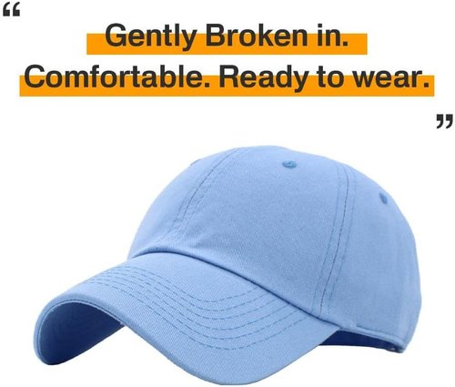 KBETHOS Classic Unisex Baseball Cap - Adjustable Low Crown Cotton Dad Hat