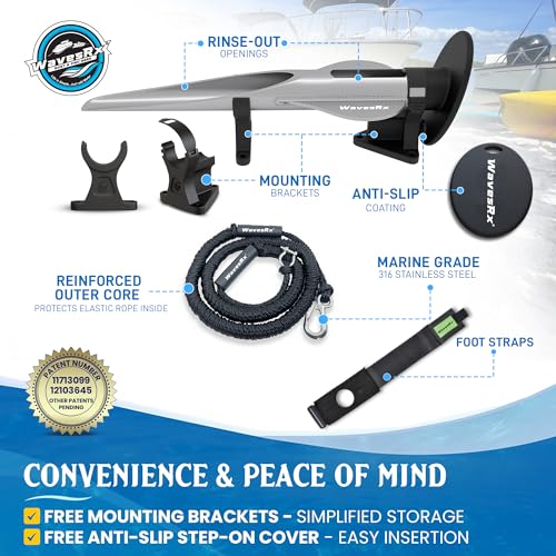 18-Inch Aluminum Beach Anchor Kit for Boat, Jet Ski & Kayak - Ultra-Light & Rustproof