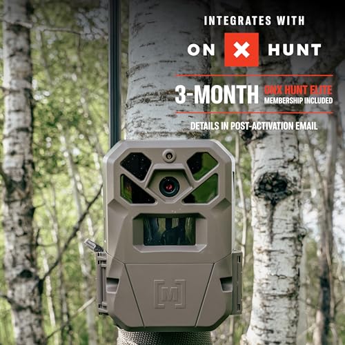 Moultrie Edge 2 Pro Cellular Trail Camera 40MP 4G LTE No-Glow Flash 1 Pack