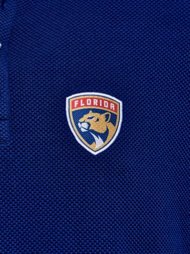 Florida Panthers Waffle Henley Shirt for Men - Navy XL