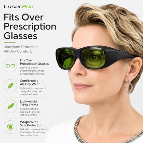 Laser Safety Glasses for Laser Technicians - 755/808/1064nm Protection