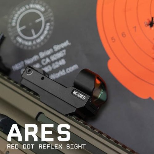 Monstrum Ares V2 Red Dot Sight - Open Reflex Design with Shake Awake Feature for Rifles