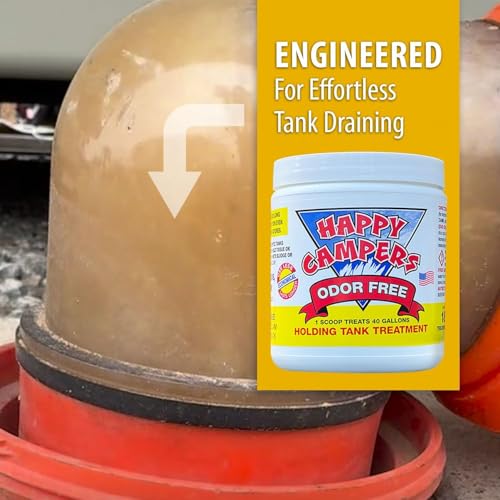 Happy Campers RV Toilet & Black Tank Treatment Powder - 18 Doses