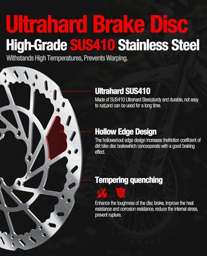 DriveXpwr 220MM Front & Rear Brake Disc Set for Talaria Sting R X3 MX & Road Legal Models - DR-Front and Rear 220