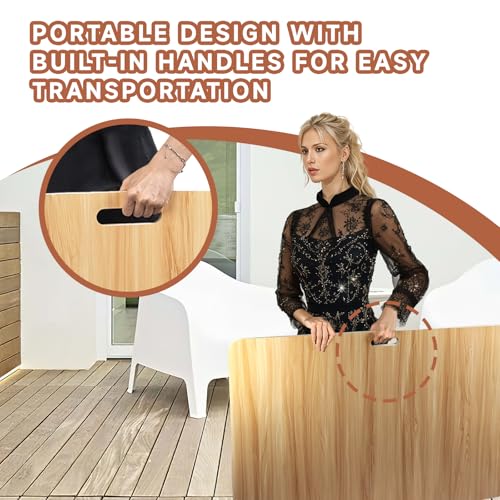 Wood Portable Tap Dance Board 42.2x21.1 Inches - Stable, Impact-Resistant Dance Floor Tiles for Home & Outdoor Practice