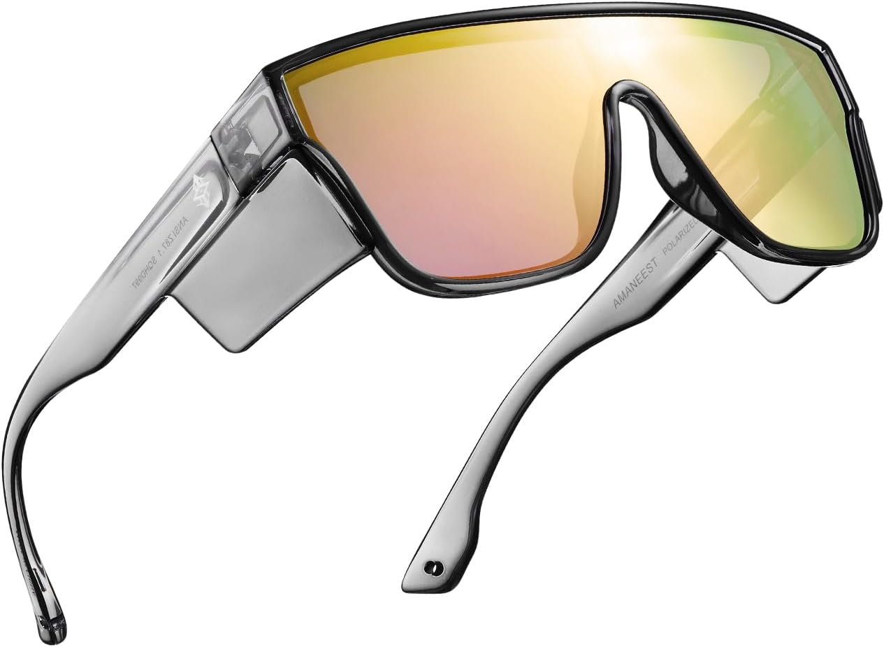Z87 Fashion Sunglasses - Polarized UV400 Protection for Men | Ideal for Driving, Fishing & Outdoor Activities - Pink
