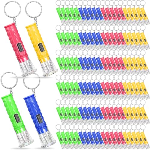 Mini LED Keychain Flashlights 500 Pack - Portable Small Torch Lights for Gifts & Events