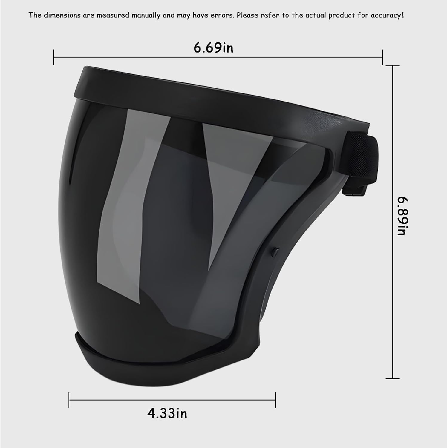 Skiennix Full Face Paintball Mask - Adjustable Transparent Goggles for Unisex Protection