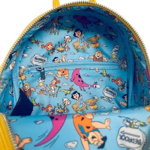 Loungefly Flintstones Mini Backpack - Officially Licensed Cartoon Bag