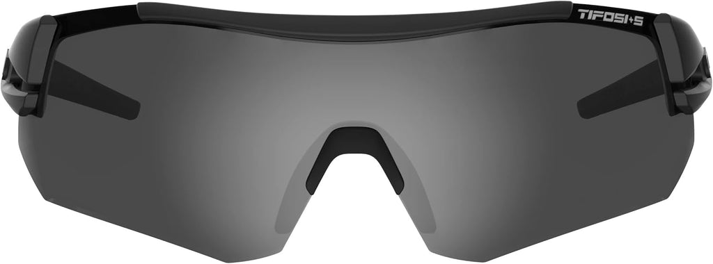 Tifosi Optics Z87.1 Tactical Sunglasses - Alliant 2.0 in Blackout with Smoke, HC Red & Clear Lenses