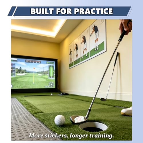 Golf Impact Tape Labels 250PCS Roll for Irons & Woods Swing Feedback