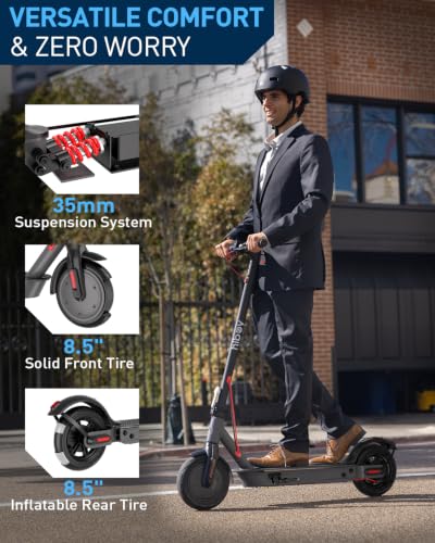 Hiboy S2 Nova Electric Scooter Black - 430W Peak Motor, 19 MPH, 20-Mile Range