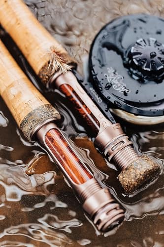 Moonshine Rod Company 3WT 7'6 Fly Fishing Rod with Carrying Case & Extra Tip