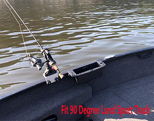 Boat Track Tool Holder 90 Degree Marine Storage Caddy for Versatrack Lund Ranger