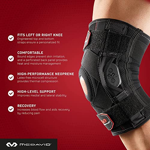 McDavid Large Hinged Knee Brace for Men & Women - Support & Stabilizers