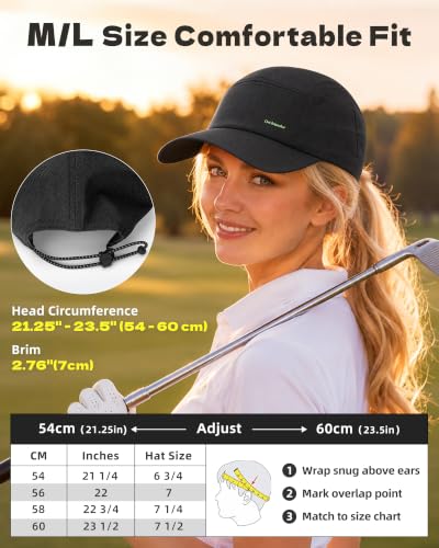Breathable Baseball Cap for Women & Men - Black Variation