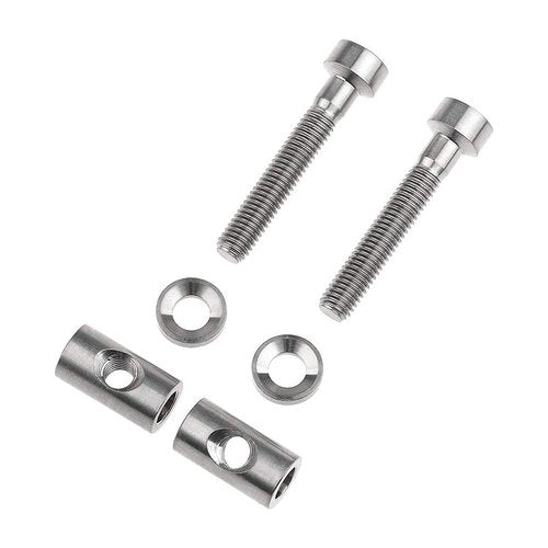 Wanyifa Titanium Ti M5x30mm Bolt Nut Washer for Thomson Seatpost Cycling Bolts